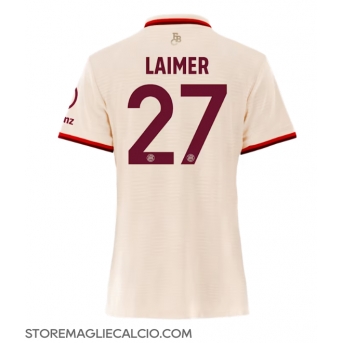 Bayern Munich Konrad Laimer #27 Maglia Gara Terza Repliche 2024-25 Donna